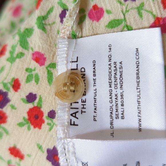 Faithfull The Brand Marianne Mini Dress in Bastille Floral - Picture 14 of 16